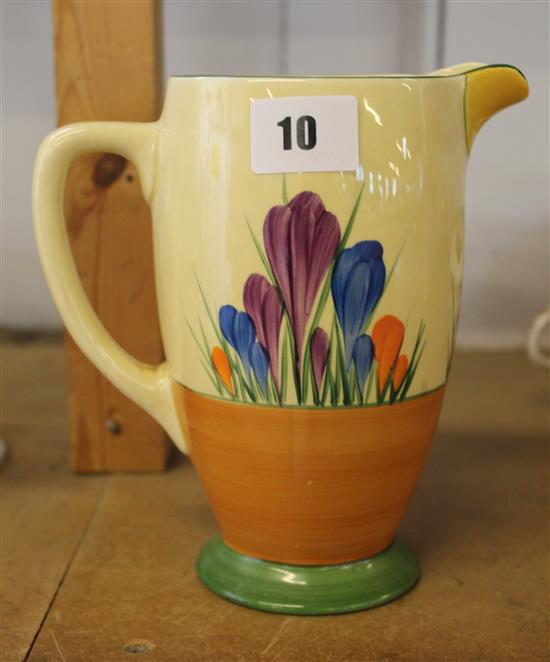 Clarice Cliff crocus jug